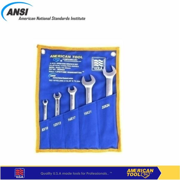 American Tool - American Tool 8930524 Elliptical Set Kunci Pas [5 pcs] REAL
