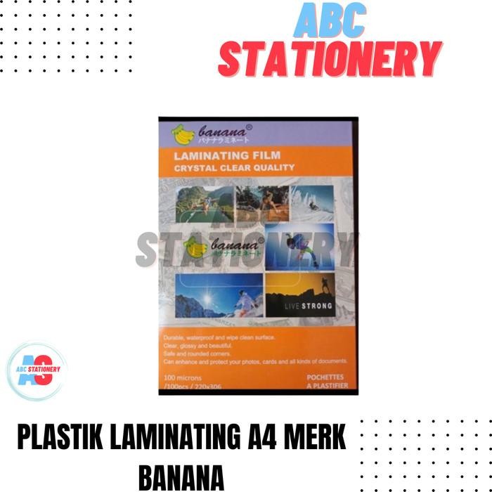 

DKF9 Plastik Laminating A4 Merk Banana (1 Pak Isi 100 Pcs)