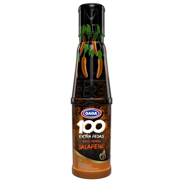 

Gaga 100 Extra Pedas Saus Sambal Jalapeno 140ml