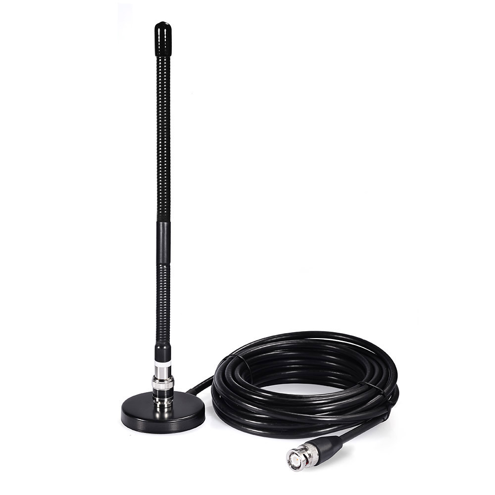 Superbat 27MHz Ham CB Radio Antenna Soft Whip Magnetic Base 3M Cable for Cobra Midland Uniden Maxon 