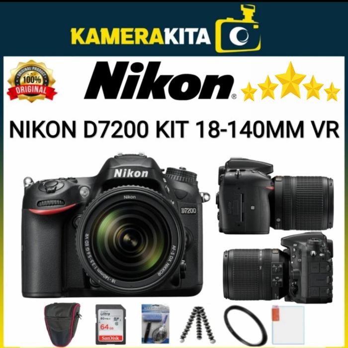 4JLF Nikon D7200 Kit 18-140Mm Vr / Kamera Nikon D7200 Kit 18-140Mm Vr