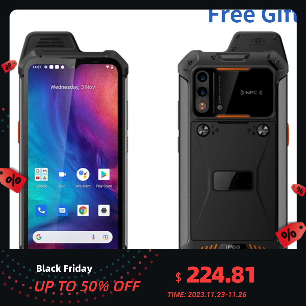 2023 Rugged Android Phone PoC Walkie Talkie Zello Radio PTT Button 4G