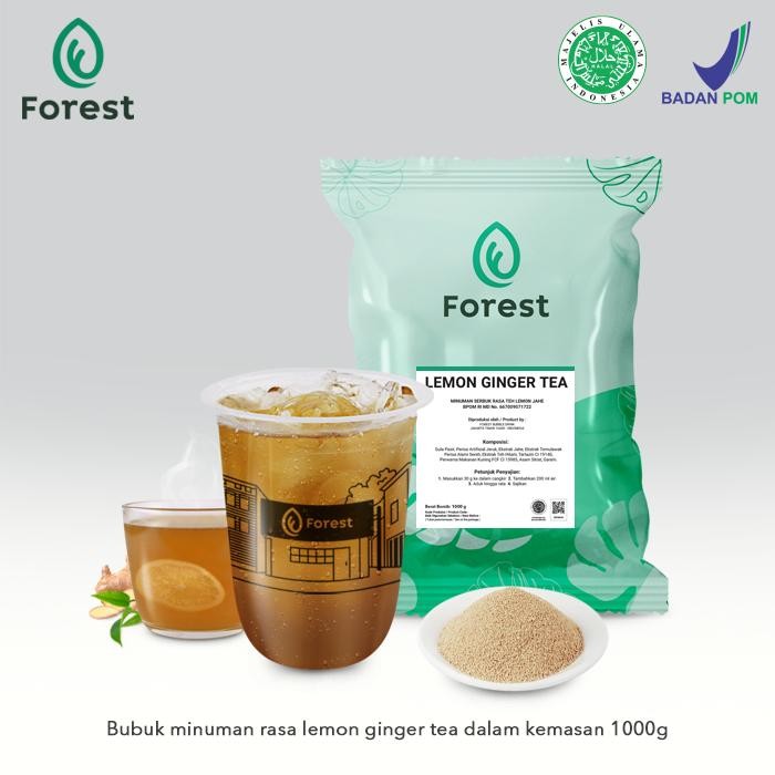 

NWFK Bubuk Minuman Lemon Ginger Tea Powder 500 G - Forest Bubble Drink