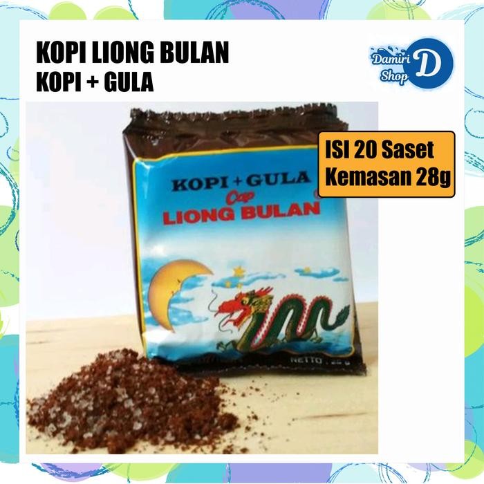 

NWFK Kopi Bubuk Liong Bulan 28G Isi 20 Sachet Coffee