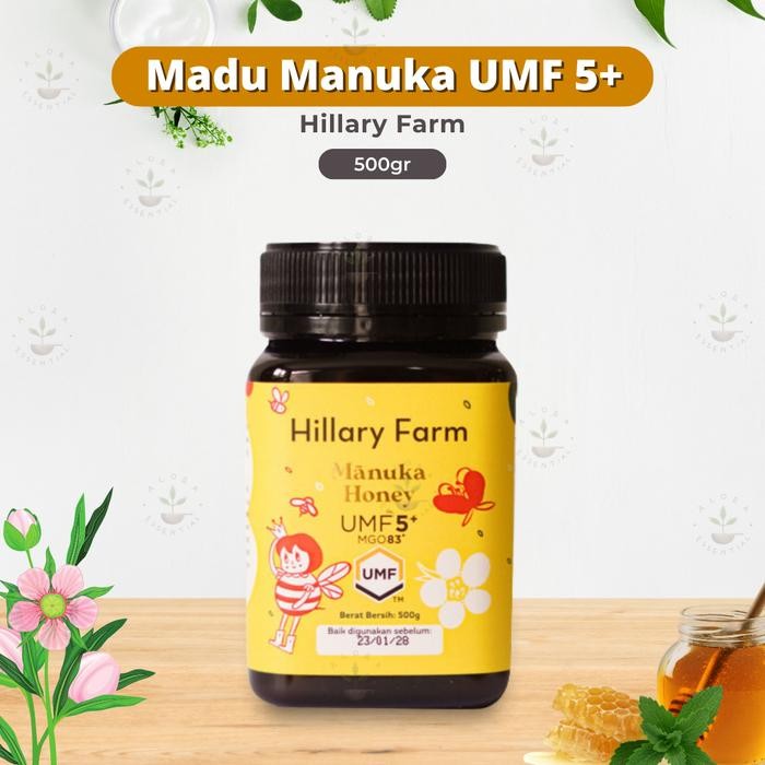 

8SXE Hillary Farm Manuka Honey Umf 5+ 500Gram