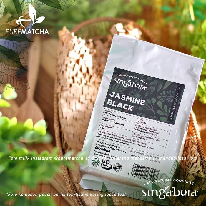 

8SXE Singabera Tea - Jasmine Black Tea 100Gr Teh Hitam Melati Cafe Restoran