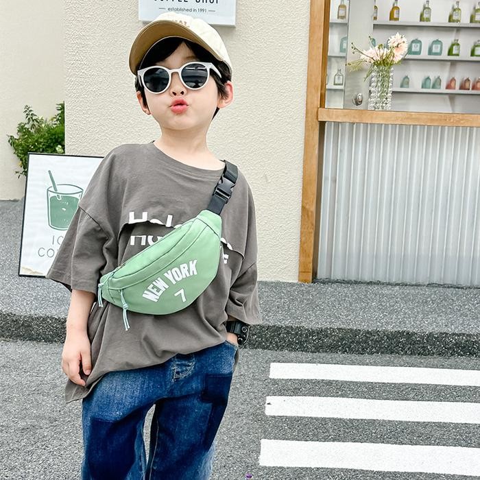Bambino Kidswear - Tas Selempang Sling Bag Anak Laki Laki Perempuan Motif New York Fashion Waist Bag