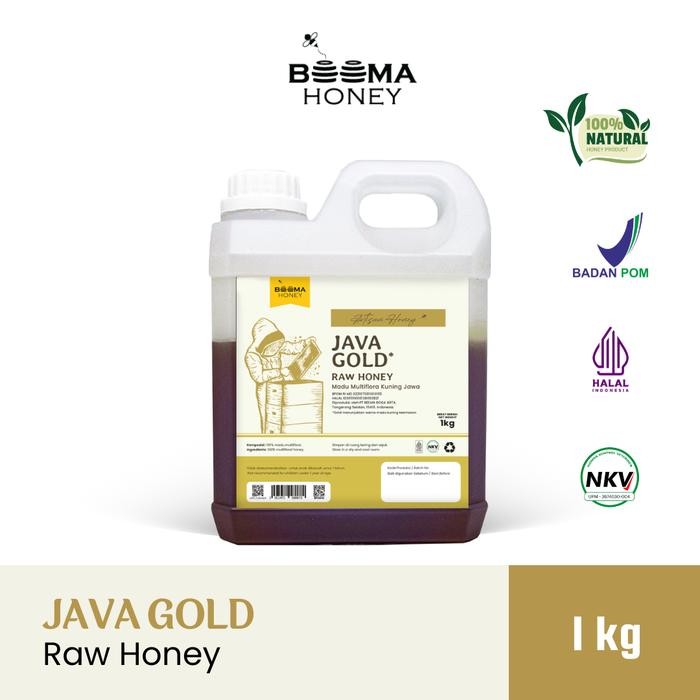

8SXE Beema Honey - Java Gold Raw Honey 1Kg - Madu Murni Multiflora