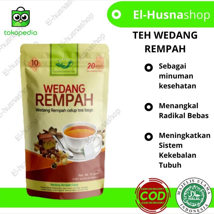 

8SXE Teh Celup Wedang Rempah Herbal Tazakka Minuman Kesehatan Antioksidan