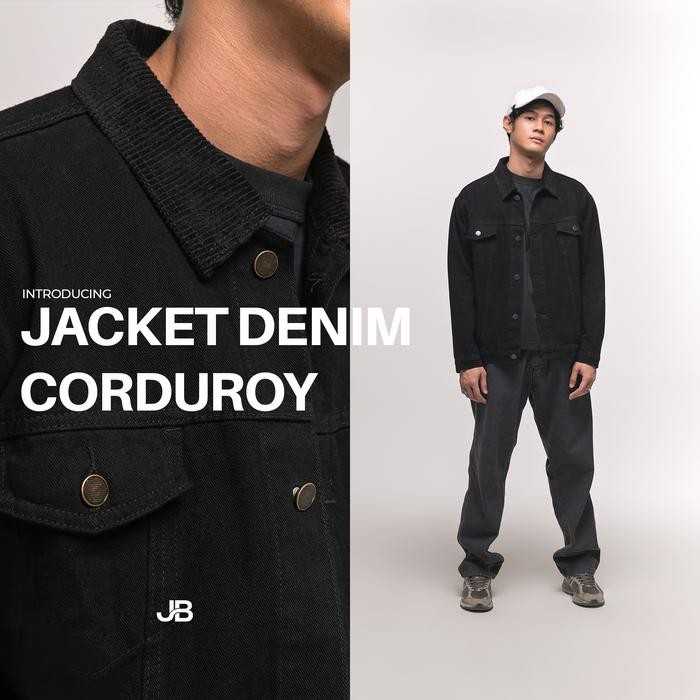 JB Jacket Denim Corduroy Black