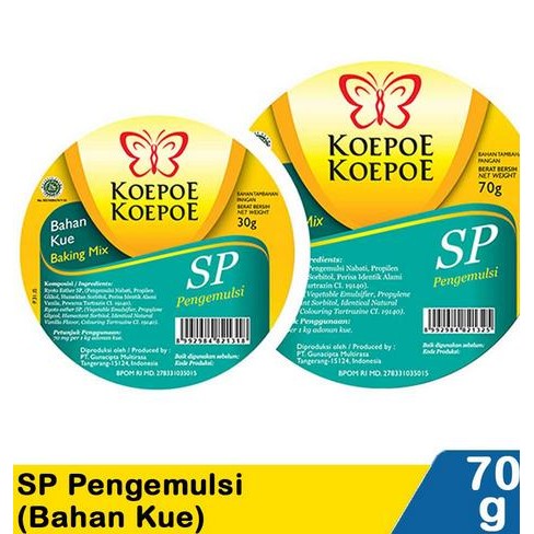 

Ready Sp Koepoe Koepoe, Pengembang Kue Kupu Kupu Pengemulsi 30Gr