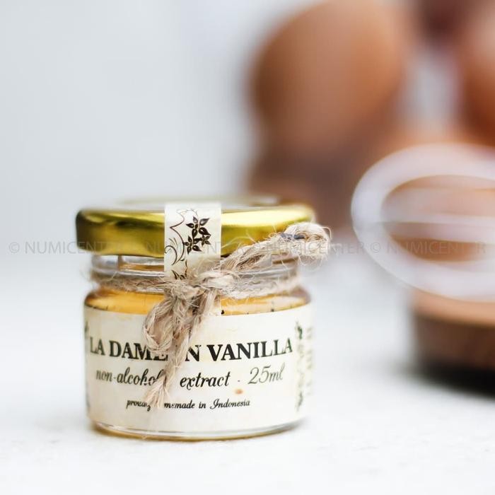 

Ready 25Ml Vanilla Extract Non Alcohol Halal Mui - La Dame In Vanilla
