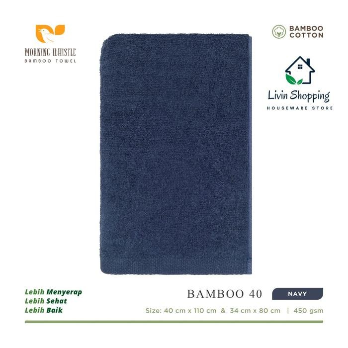 handuk olahraga morning whistle by terry palmer bamboo 34 & 40 face towel kode 438