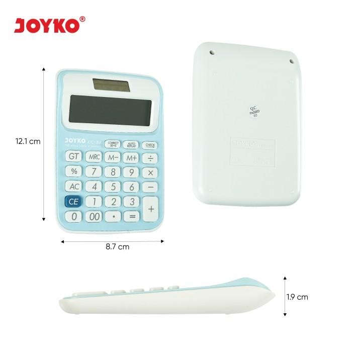

(Gln) - Calculator Kalkulator Joyko Cc-32 12 Digits Check Correct