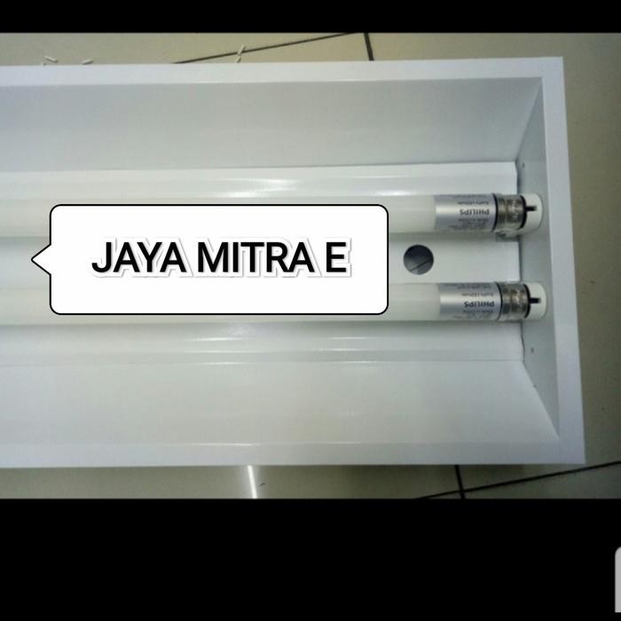 Grosir Kap Lampu Tld Tki 2X36W Komplit Set Tl Led Philips Ecofit 16Watt