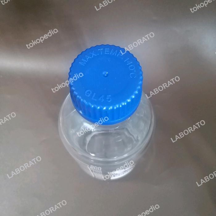 (Expert) BOTOL SAMPEL 1000ML BENING LAB SAMPLE BOTTLE CLEAR 1000 ML 1L