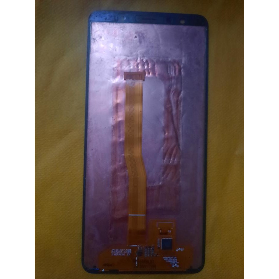 LCD Samsung A750 A7 2018 Original Copotan Touchscreen Error