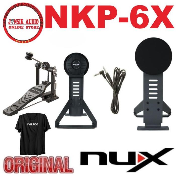 Nux NKP6X Kickpad Drum Nux Paket Pedal Kick Pad Nux NKP-6X