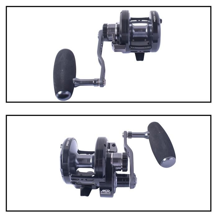 Reel OH MAGURO DEEP-X NS 400 600 Laut Monster Fish Handle Kiri Over Head Jigging ~ Indonesia