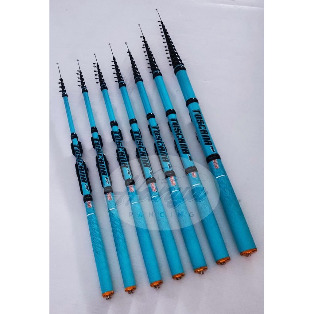 Joran Tegek Kolong Oregon Toscana 180 210 240 270 300 360 450 Carbon Kaku Ruas Pendek