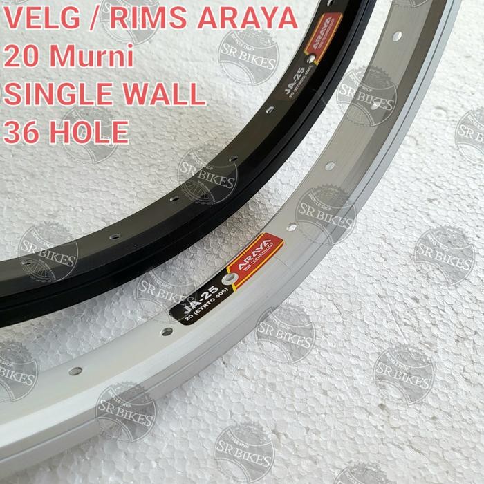 VELG RIMS 20 Murni (ETRTO 406) Sepeda BMX Minion Lipat. ARAYA JA-25