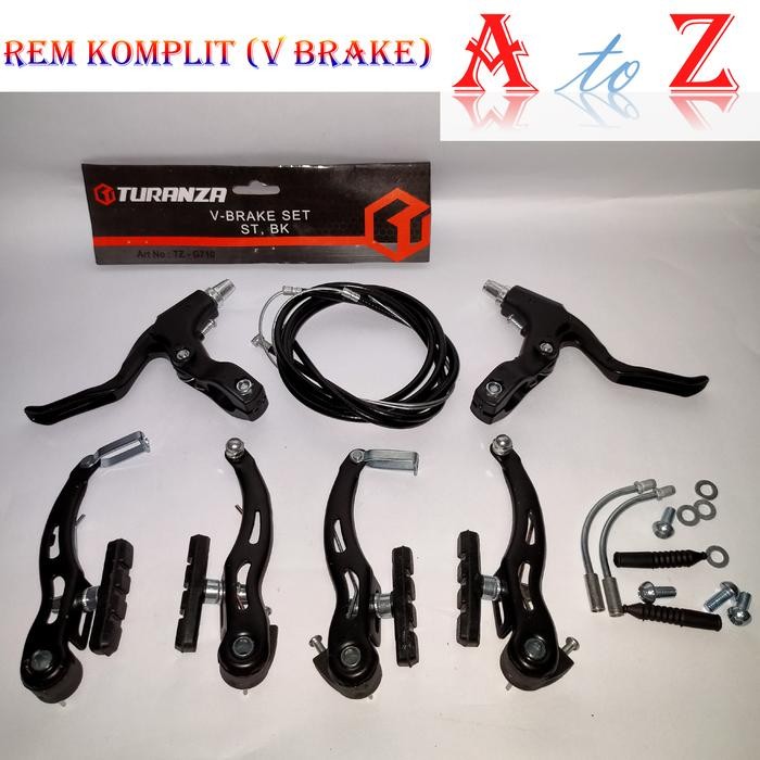 rem komplit v brake/v brake set/rem set sepeda/rem sepeda komplit