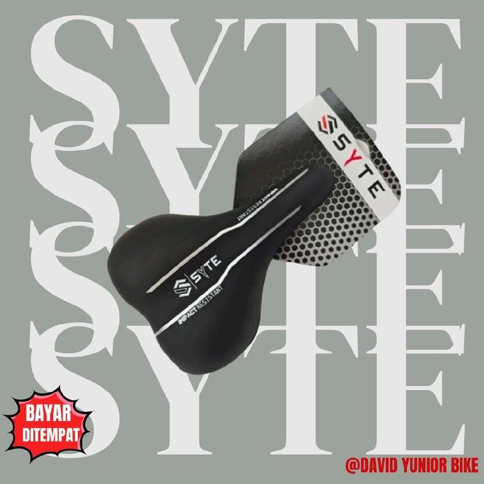 OBRAL Saddle sadel jok SYTE silver sepeda MTB lipat minion faderal