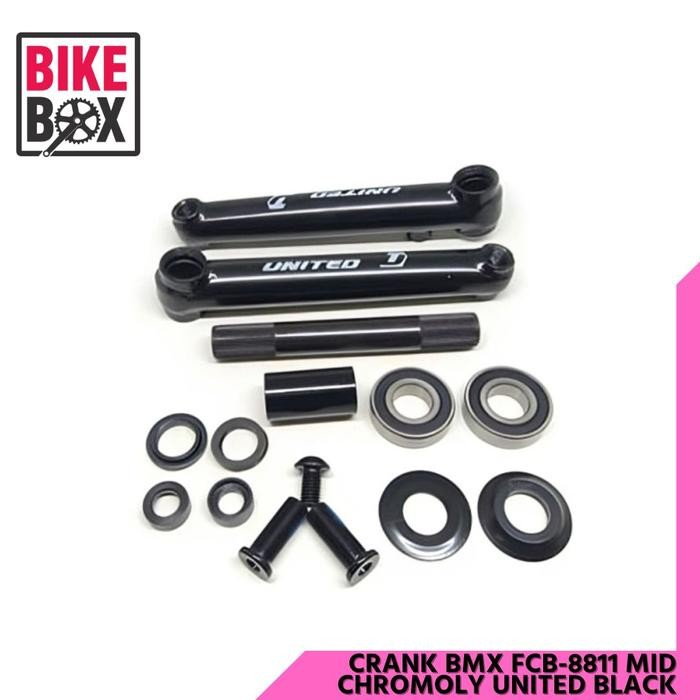 CRANK BMX UNITED FCB-8811 MID CHROMOLY