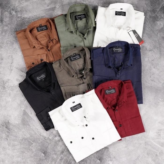 Kemeja Polos Panjang Fennel *