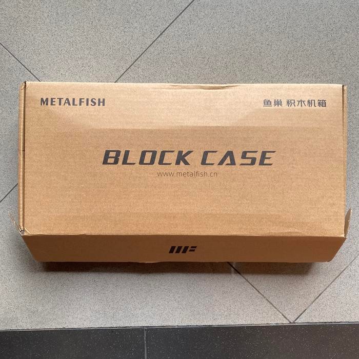 Metalfish block case black matx/itx open case premium *