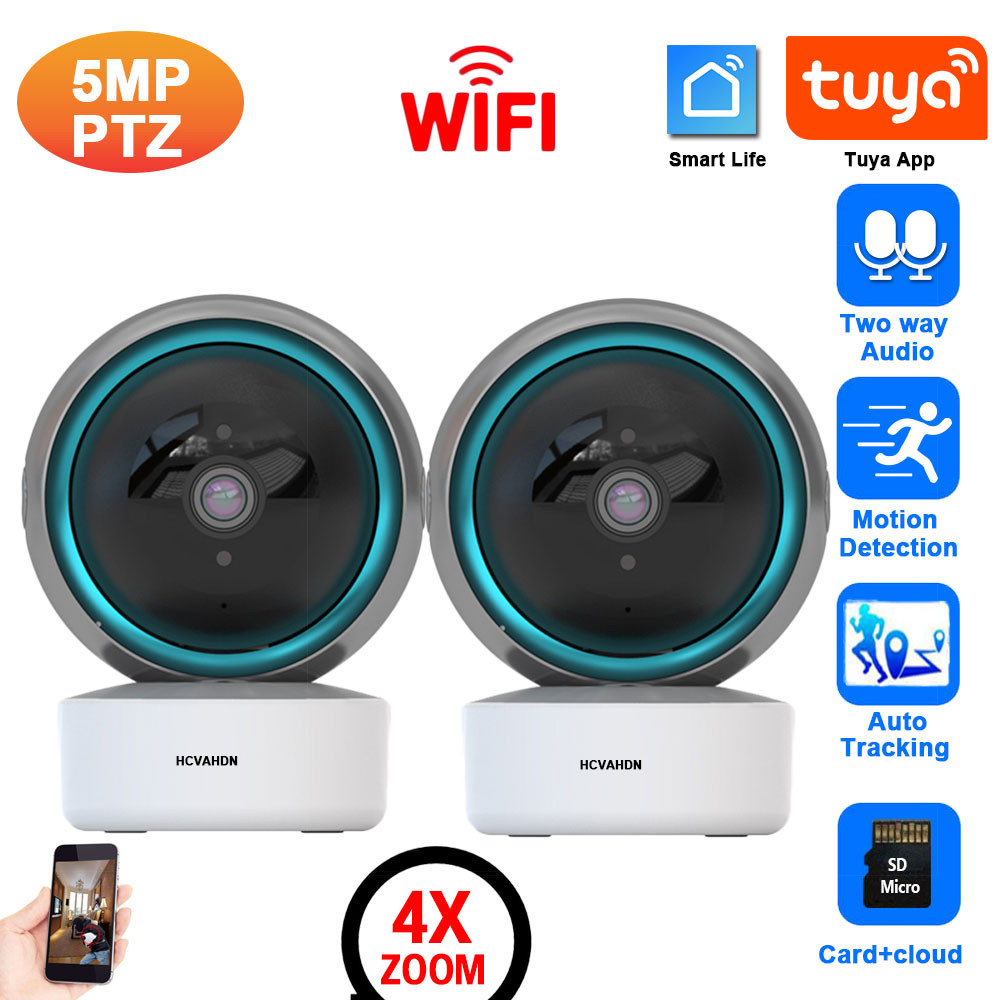 Tuya Smart Life Home Security Camera System Wireless 5MP Wifi CCTV