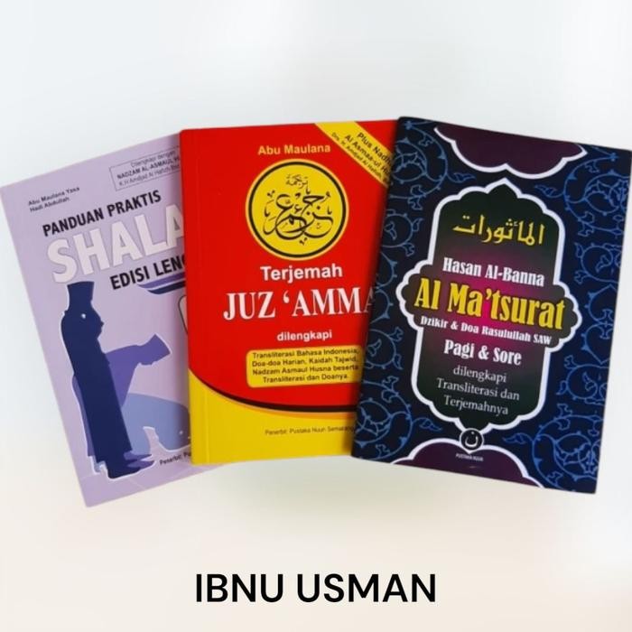 

TERLARIS [PAKET/BUKU PANDUAN MURAH] Solat, terjemah Juzamma dan Al Matsurot READY STOCK