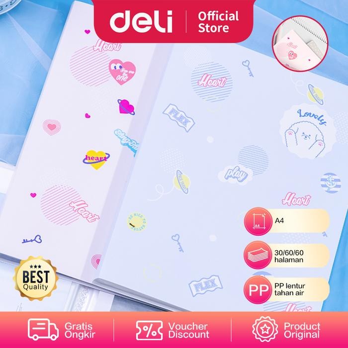 

TERMURAH Display Book / Map Dokumen A4 Warna Pastel 30/60/80 Halaman 7267X READY STOCK