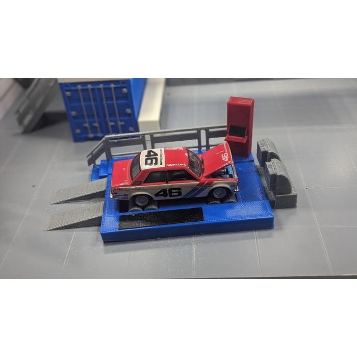 akesoris diorama diecast dyno test skala 64 kode 1266