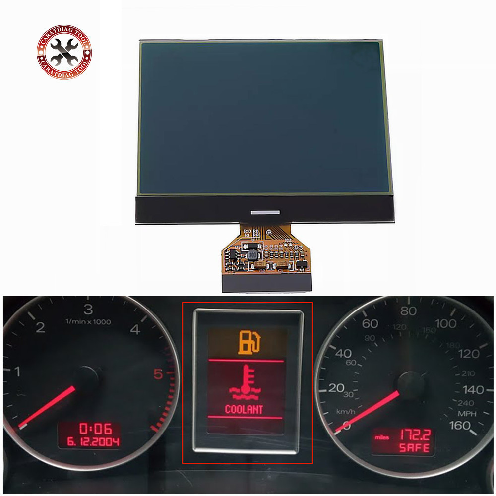 Car Screen Instrument Cluster LCD Screen Display For Audi A4 B6 B7