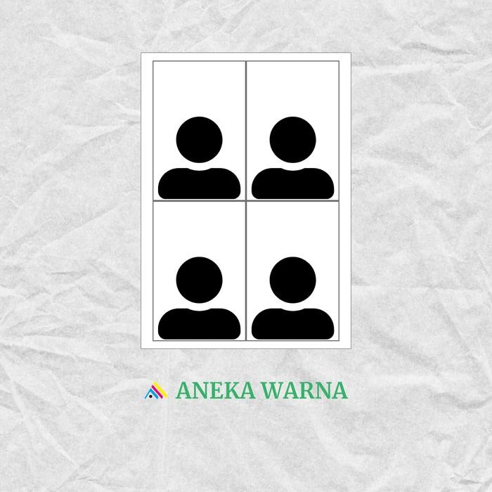 Cetak Pas Foto Set - Paper Original Fujifilm - Aneka Warna