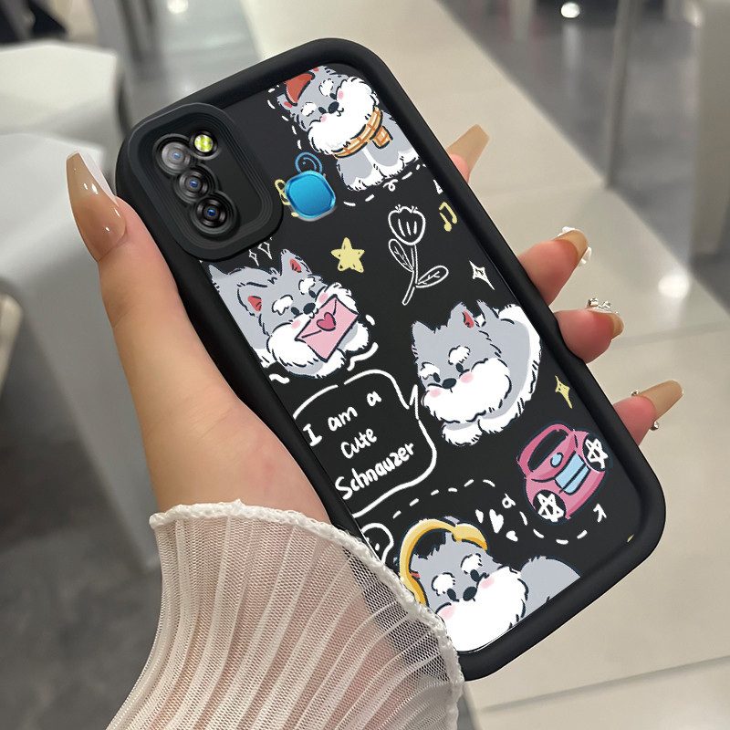 Casing Hp untuk Infinix Smart 5 Smart 6 Ram 3 Hot 10 Lite Case Casing HP Softcase ponsel silikon tah