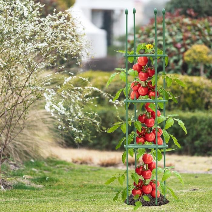 PREMIUM Cagak Ajir Hiasan Tanaman Rambat Tomat Sandaran Penyangga 140cm Plant Support Tower Stand