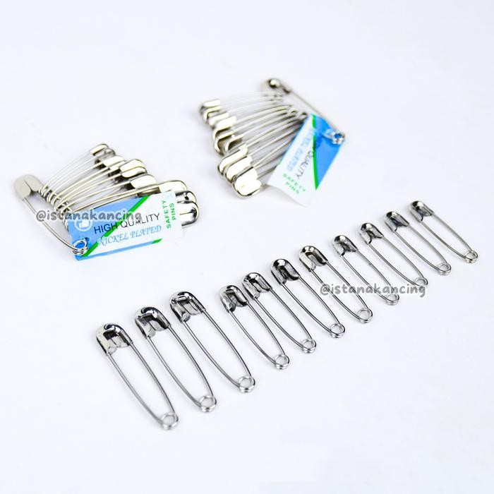 (Expert) Peniti Set Jepang Isi 12 pcs Peniti Stainless Steel Quality Of Jepang