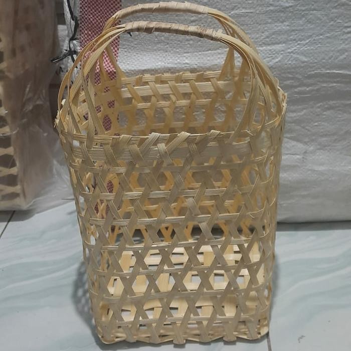 PREMIUM tas bambu anyaman besek