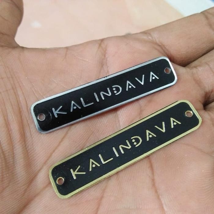 (Expert) pembuat label furniture besi / label jilbab / merk kerudung