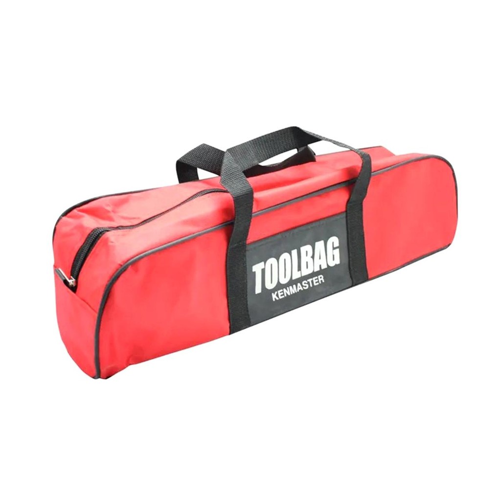 ANK NIAGA22 - GROSIR TERMURAH Toolbag Tool Bag Jumbo Merah Hitam Kenmaster Tas Tempat Perkakas Tas K
