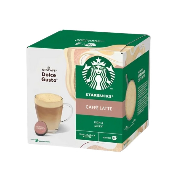 

STARBUCKS WHITE CAFÉ LATTE CAP 12S