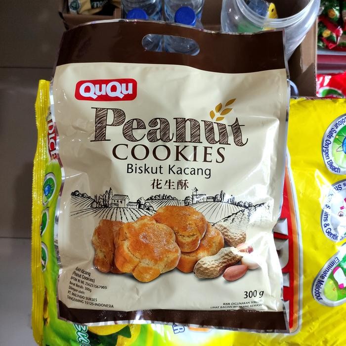 

OR6T Ququ Peanut Cookies 300 Gram [Biskuit Kacang]