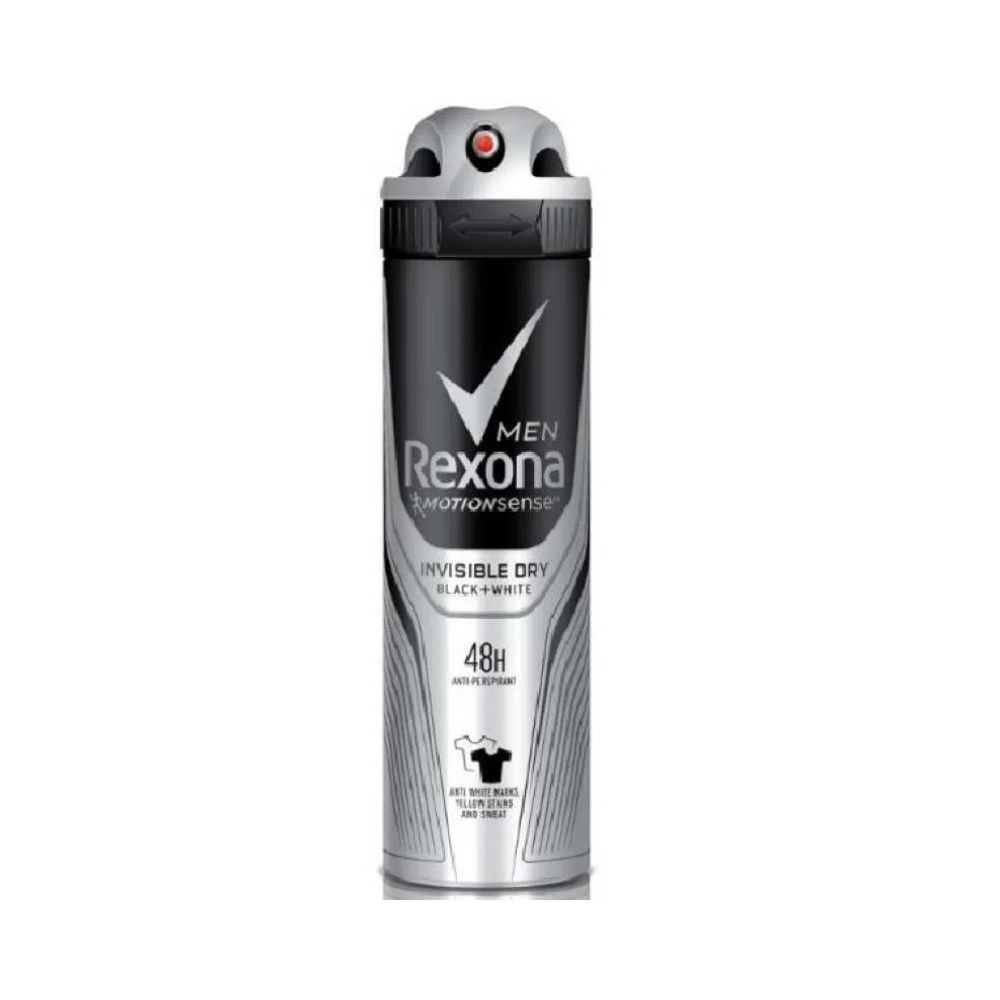 Rexona Deodorant Spray For Men Invisible Dry 150 ml