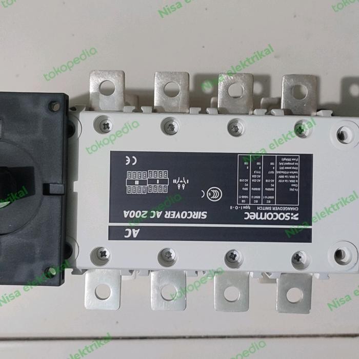 cos ohm saklar socomec sircover 4p 200a