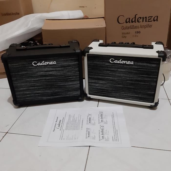 Ampli gitar elektrik/akustik cadenza 15G distorsi