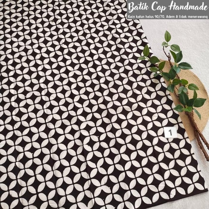 DISKON Sarung santri putri sarung santri black series bahan halus katun prima batik cap Kain Tebal