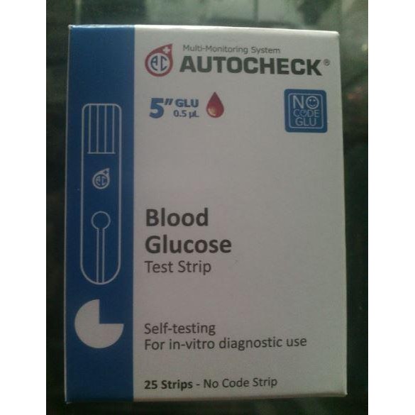 Autocheck Blood Glucose Test Strip
