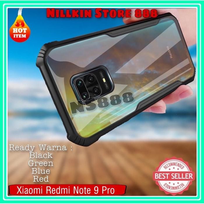 TB2D Xiaomi Redmi Note 9 Pro Hard Case Xundd Rugged Clear Cover Silicone Pc